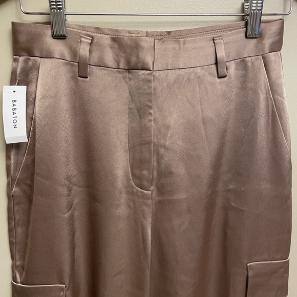 NWT Aritzia Babaton Refined Cargo Grey Taupe Size 0 - Picture 7 of 8
